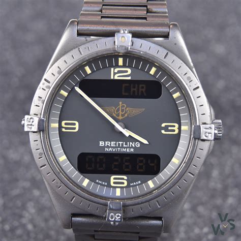 1996 breitling aerospace titanium strap|Breitling aerospace chronometer.